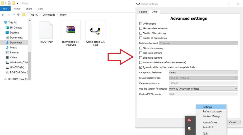Step 2 Download QCMA PS Vita Mod