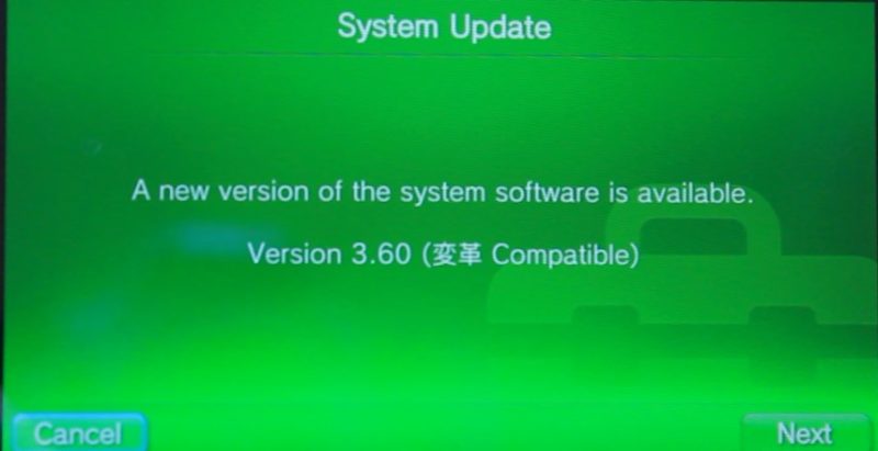 Ps vita best sale firmware 3.60